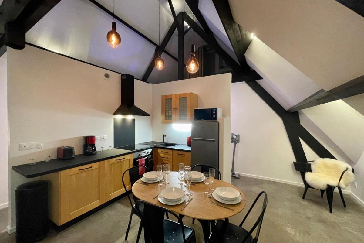 Loft Dans Chaumiere Pour 6 Personnes A Saintandre Villa Exterior photo